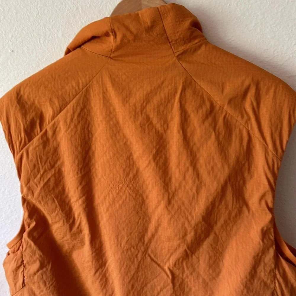 Lululemon sz L Insulated Hiking Vest Autumn Orange, great pre owned condition - Picture 13 of 16